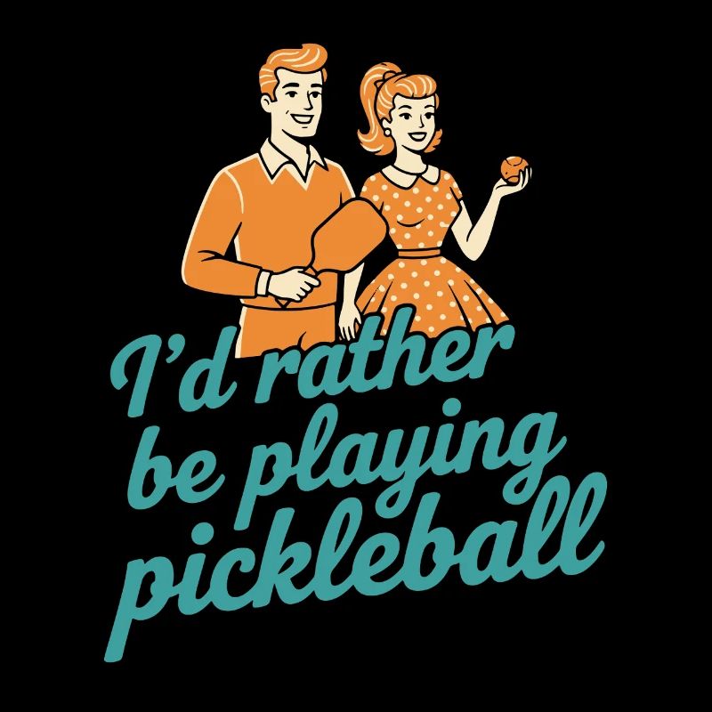 Pickleball Id Rather Be Playing Pickleball Funny