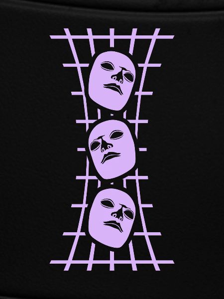 Masks Grid Abstract Art