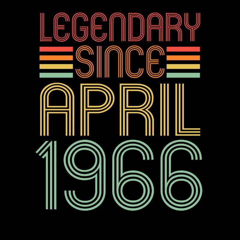 Legendary since April 1966, Retro, Geburtstag