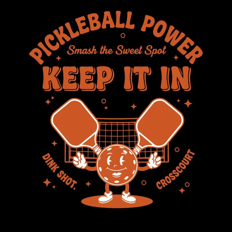 Pickleball Power Funny Player Love Pickleball Keep
