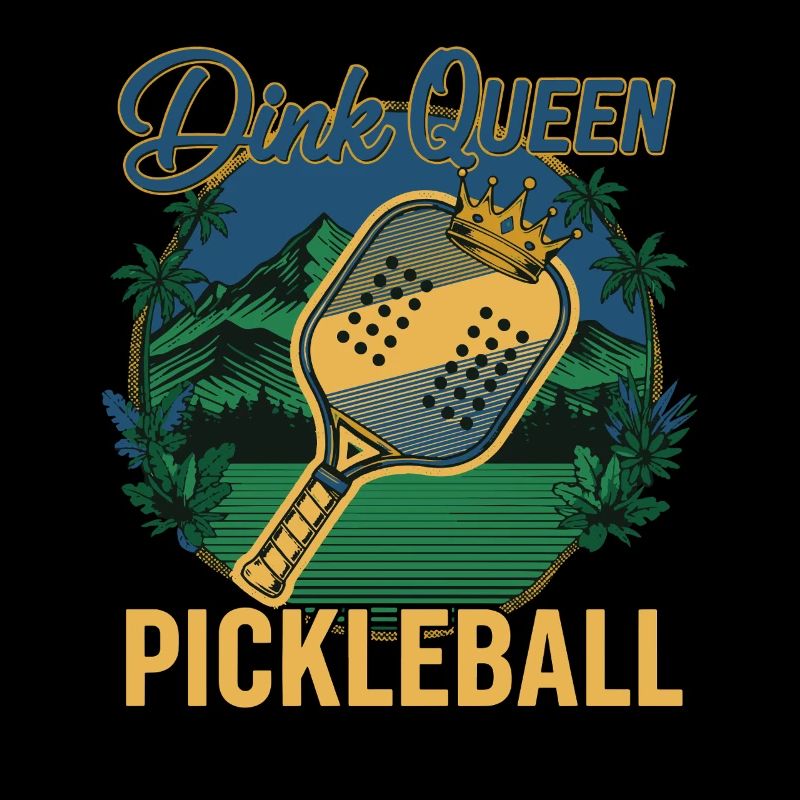 Pickleball Dink Queen player pickle ball love