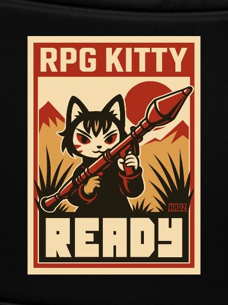 RPG Kitty Ready Poster
