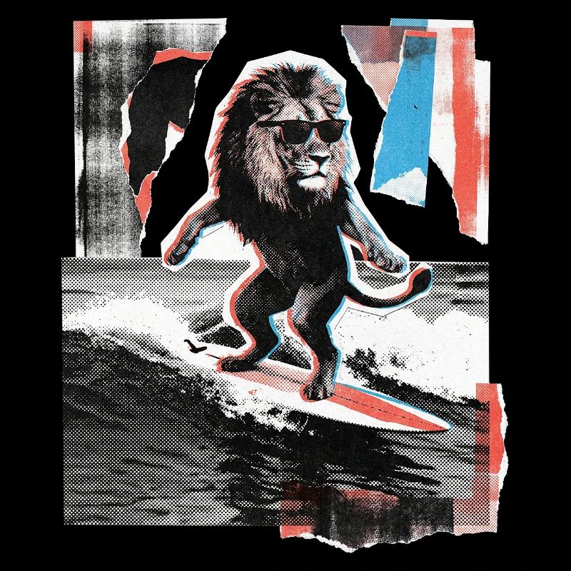Lion Surfeur