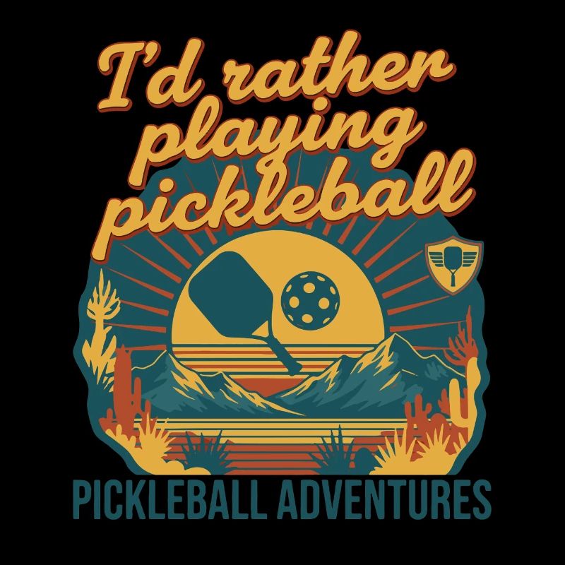 Pickleball Id Rather Playing Pickleball Adventures