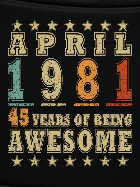 Anniversary year April 1981