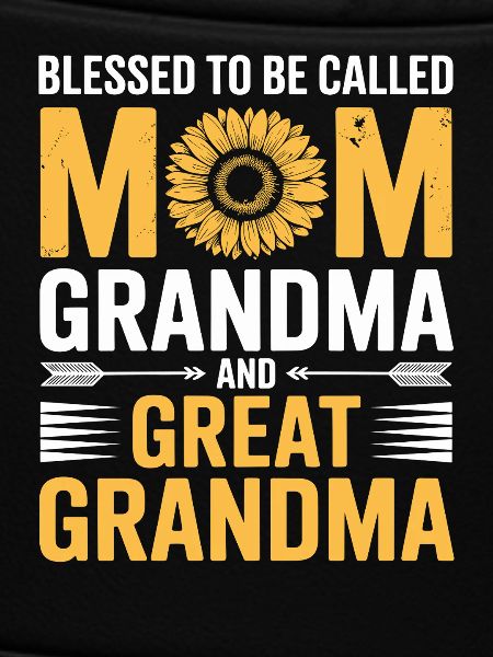 Mama Großmutter Sonnenblumen Design