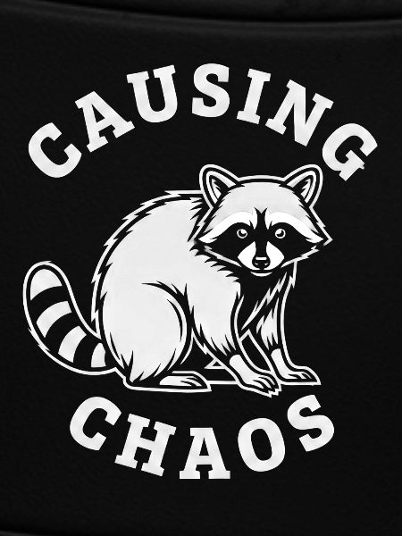 Chaotischer Waschbär Causing Chaos