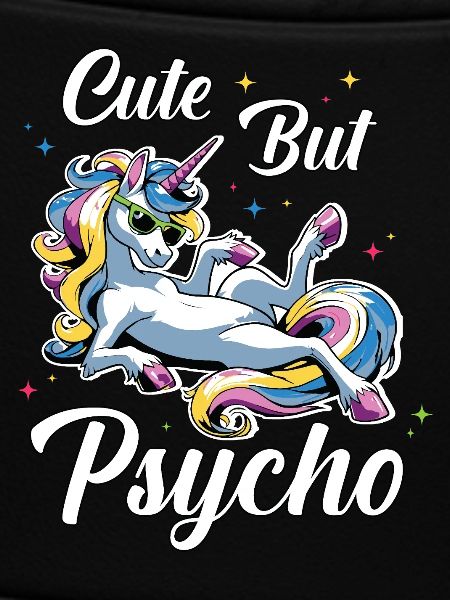 Niedliches Psycho Einhorn