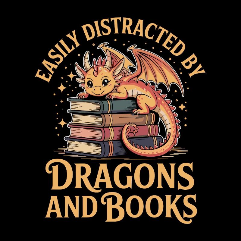 Romans drôles Lecteurs de contes de fées de Dragon Nerd de fantasy
