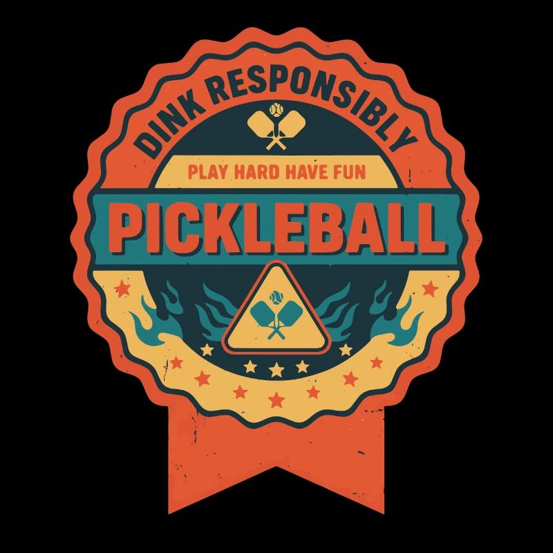 Pickleball Dink Responsibly Play Hard Have Fun