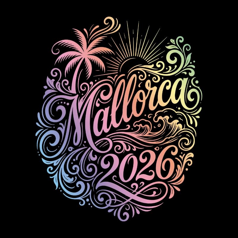 Palmier coloré de Majorque 2026