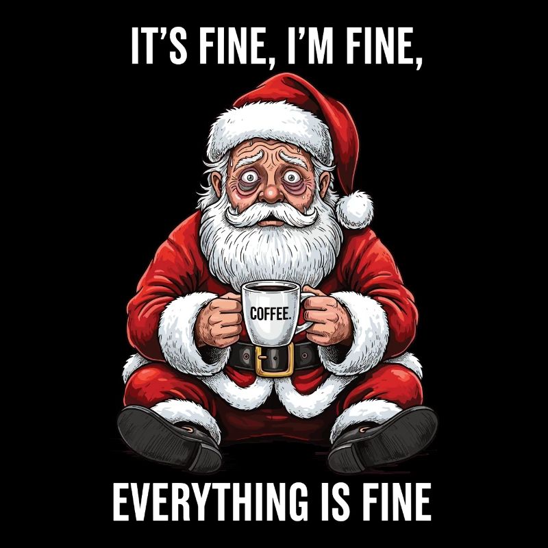C’est bon, je vais bien, café stressant à Noël