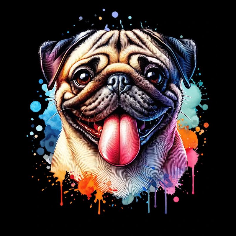 Pug Motif