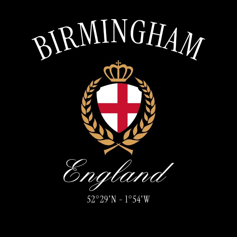 Couronne de l’Écusson de Birmingham, Angleterre – Souvenir de voyage