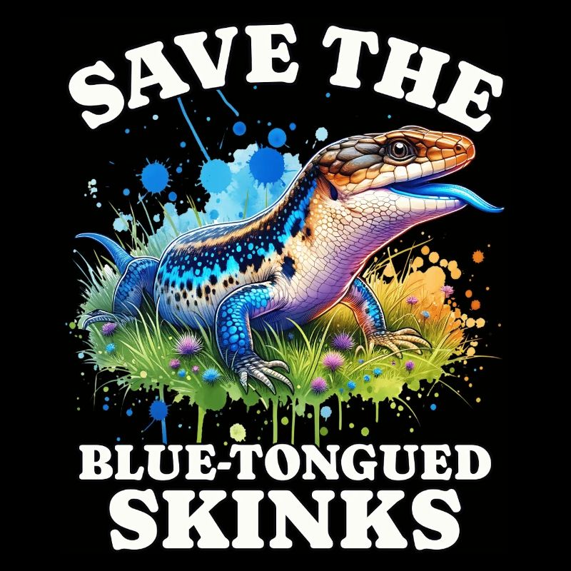 Save Blauzungenskink