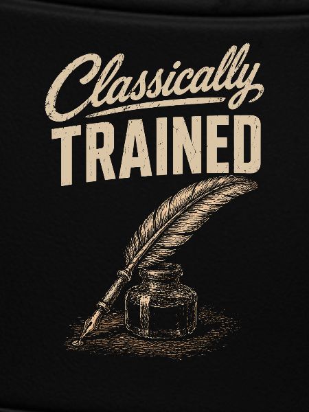 Classically embossed: quill & ink