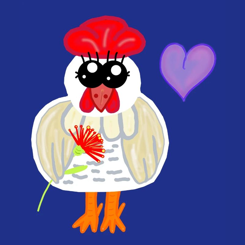 Muttertag Geburtstag Huhn Henne Herz