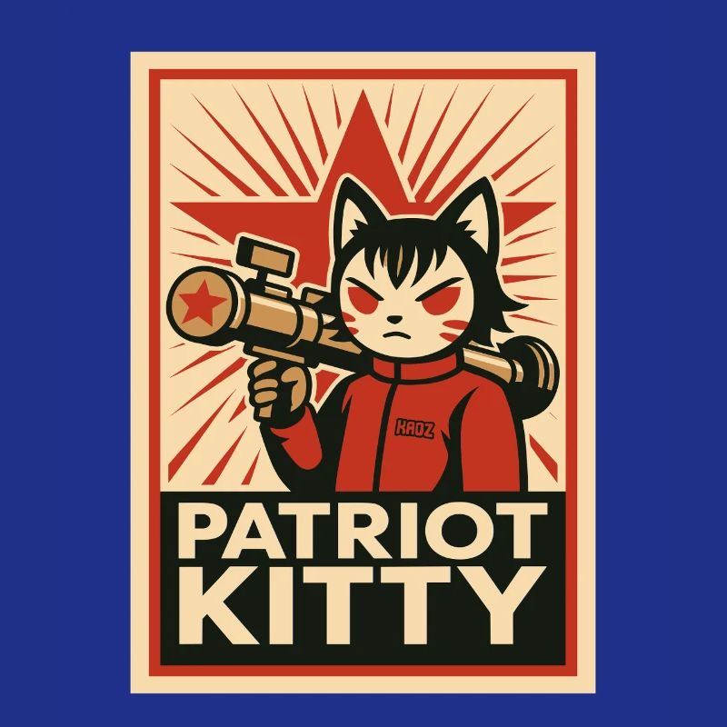 Patriot Kitty Rocket Art