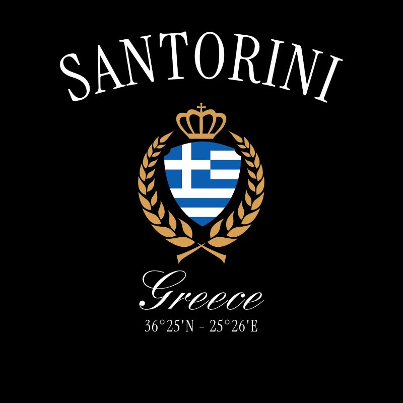 Souvenir de voyage de la couronne de Santorin, Grèce
