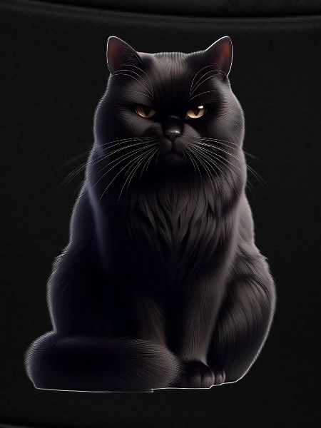 Schwarze Katze