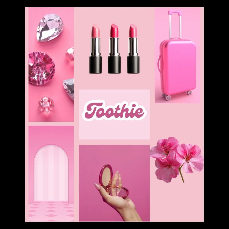 Glam rose Toothie