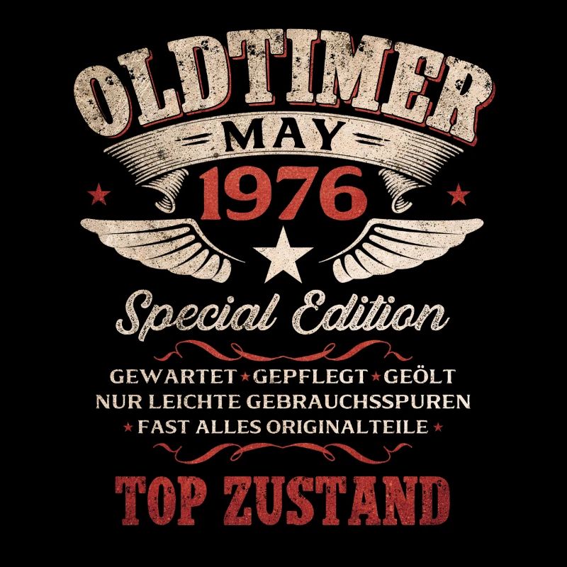 50. Geburtstag Geschenk Mann Oldtimer Mai 1976