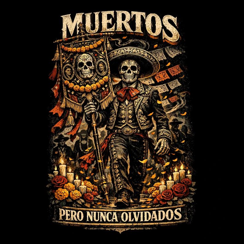 Dia De Los Muertos Pero Nunca Olvidados