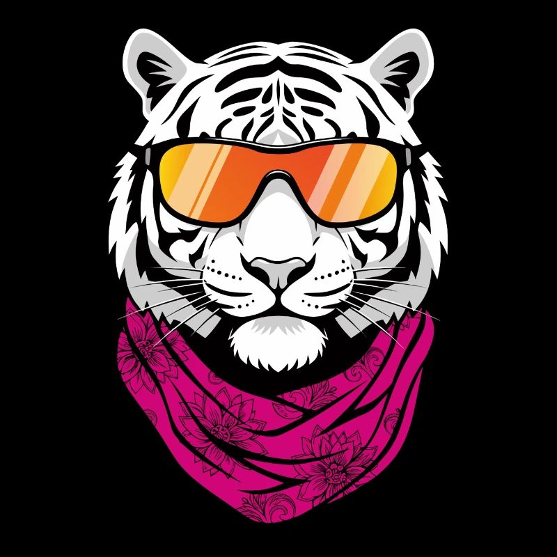 Lunettes de soleil Tigre Blanc Cool