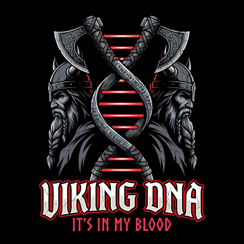 Wikinger DNA Axt Symbol – Es liegt im Blut
