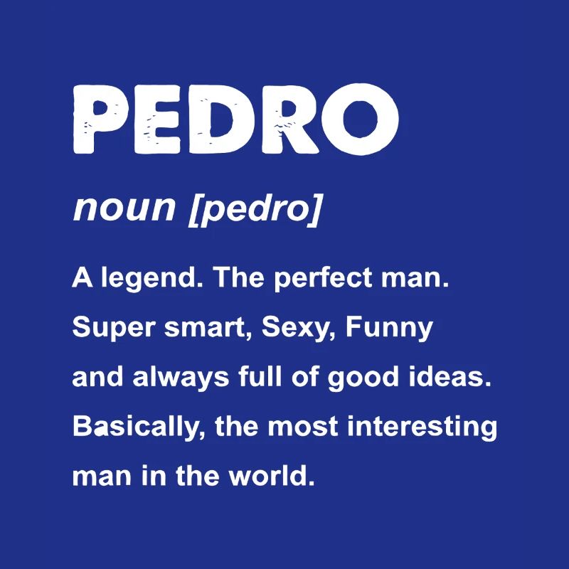 Pedro Legend Typografie Tee