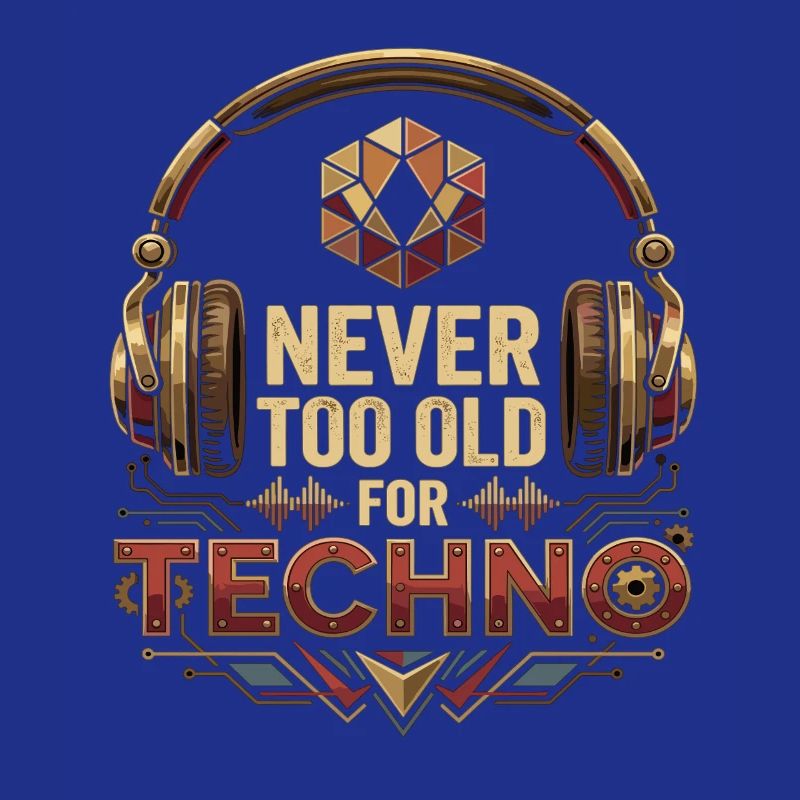 Never Too Old For Techno DJ Rave
