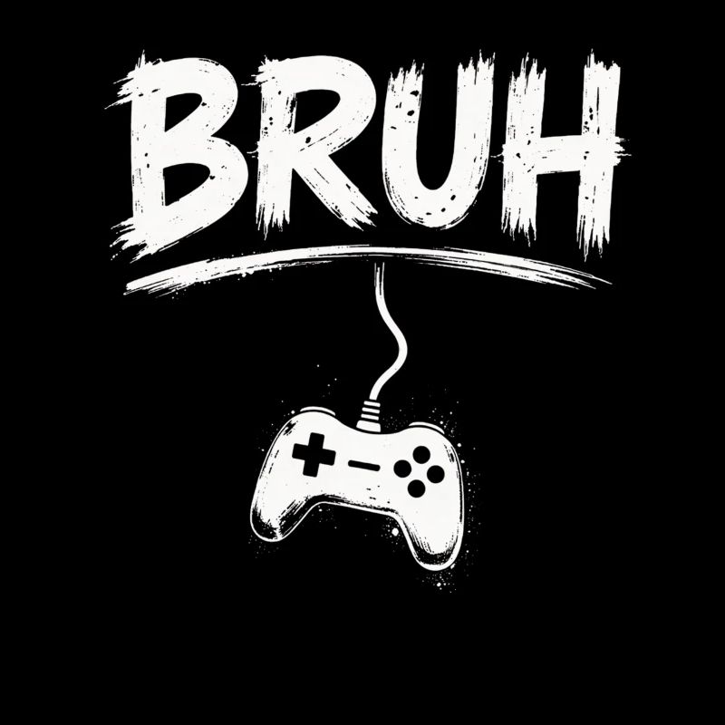 Splash de manette de jeu BRUH