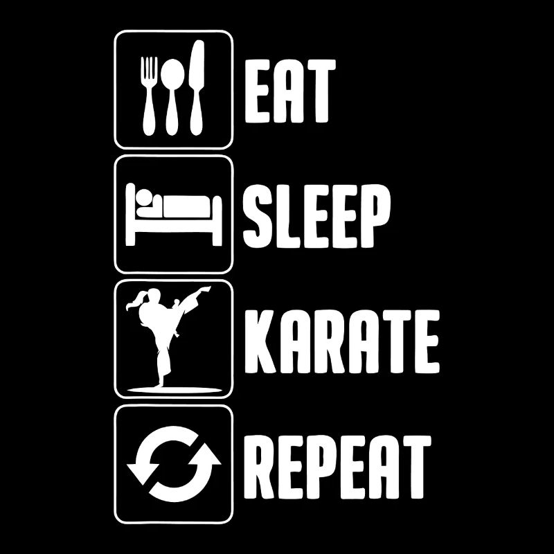 Eat Sleep Karate Repeat