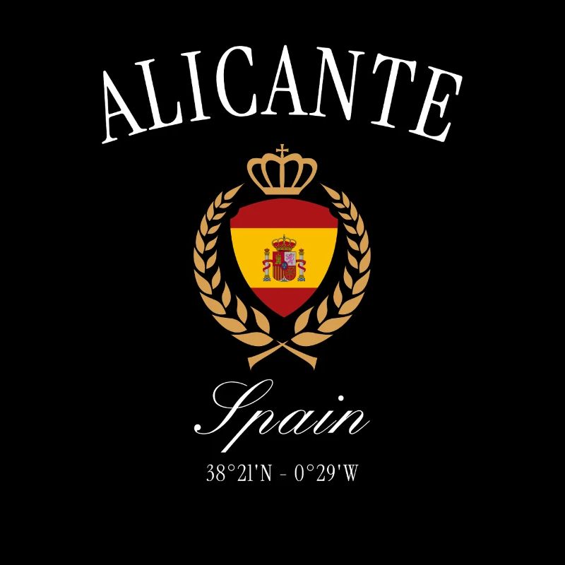 Alicante Spanien Wappen Krone – Reise Souvenir