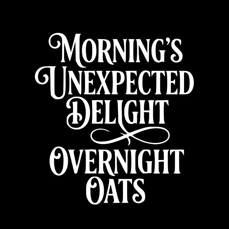 Overnight Oats Muesli Cereals Morning Delight