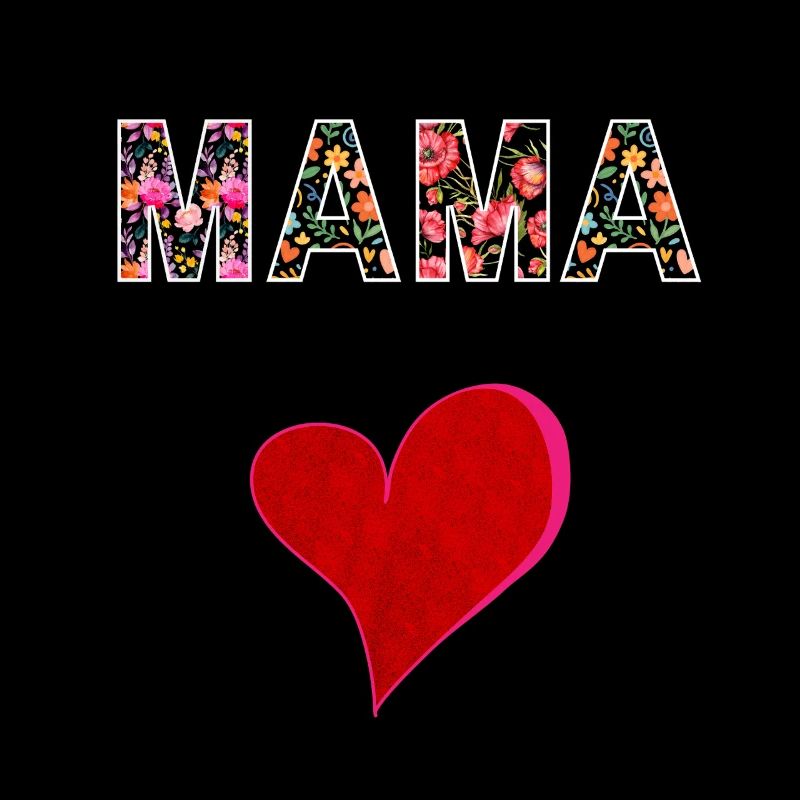 Mama Blumen Design Muttertag Geschenk Liebe