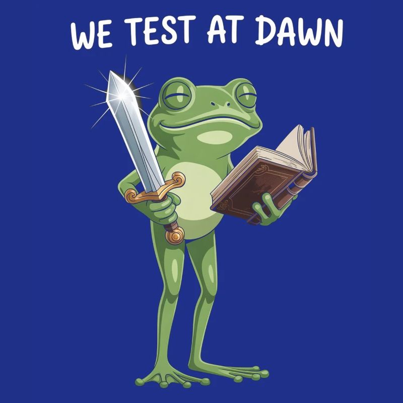 Dawn Quest Frog : Épée et Tome
