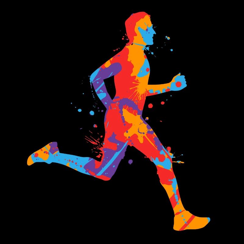 Course de jogging colorée Garçons garçons Coureurs