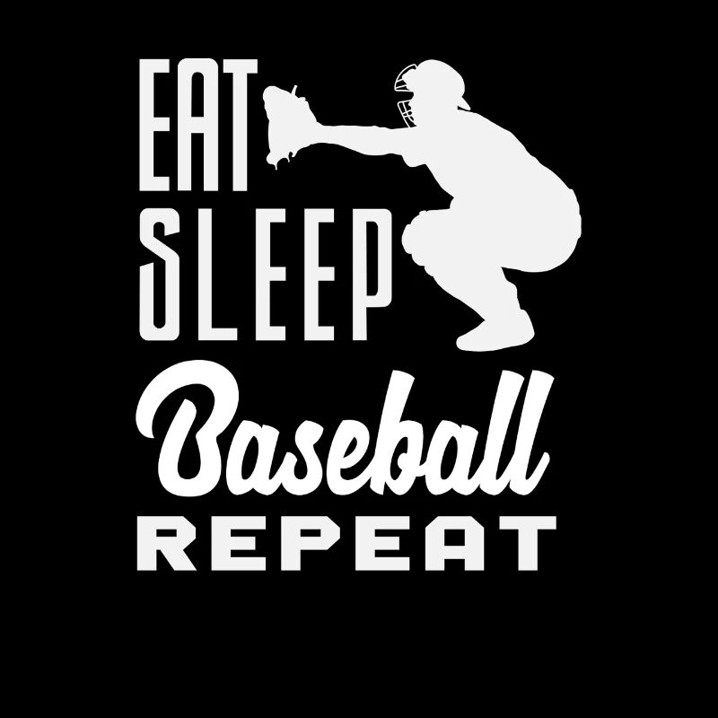 Receveur répété de Eat Sleep Baseball
