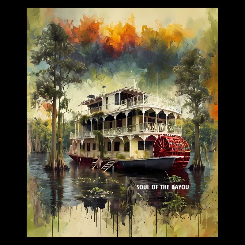 ÂME DU BAYOU - Architecture des bateaux fluviaux du Sud