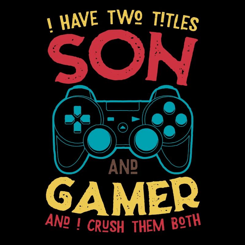 SON & GAMER – Crush Them Both | Geschenk Jungs