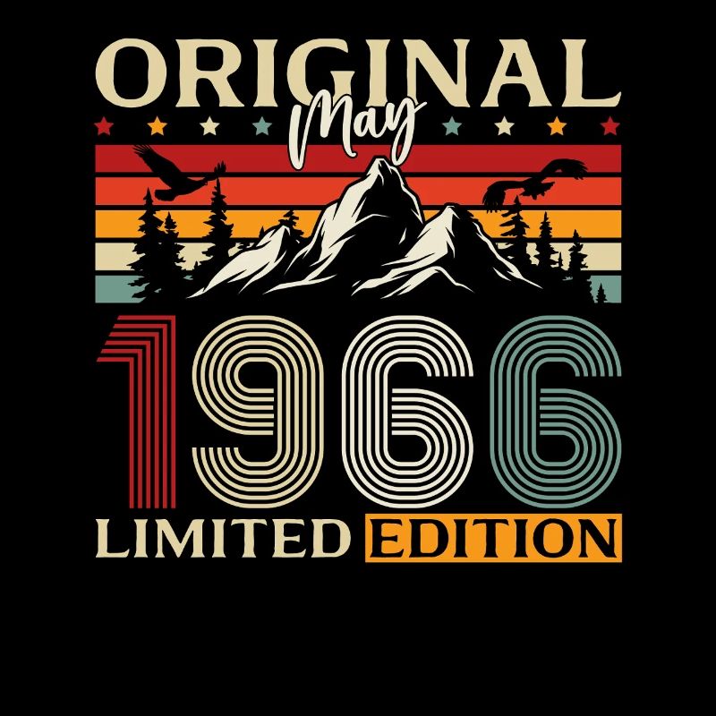 60. Geburtstag Geschenk Original Mai 1966