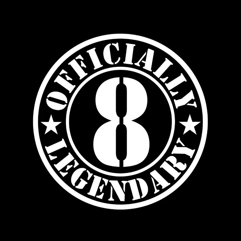 8. Geburtstag Junge Mädchen Offiziell Legende 8