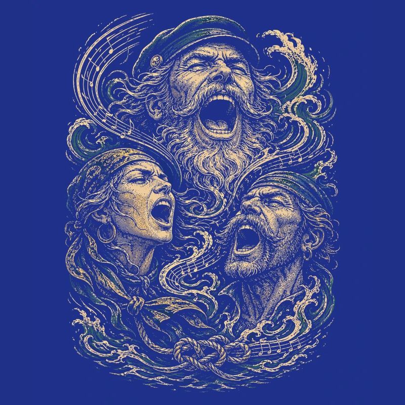 Chansons marines de chœur de bidonvilles