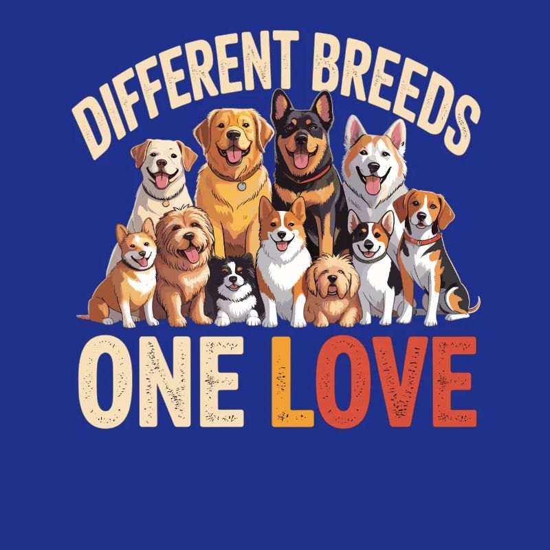 Races différentes : Un aime les chiens