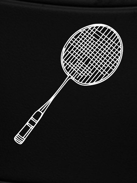 Badminton Racket Drawing