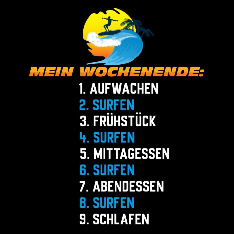 Mein Surf-Wochenende – Surf Schedule