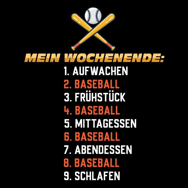Baseball Wochenende – Mein Plan