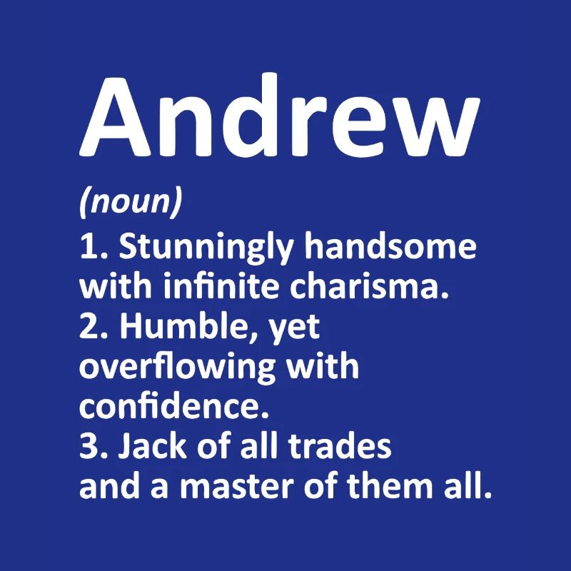 Andrew Bold Typographic Definition