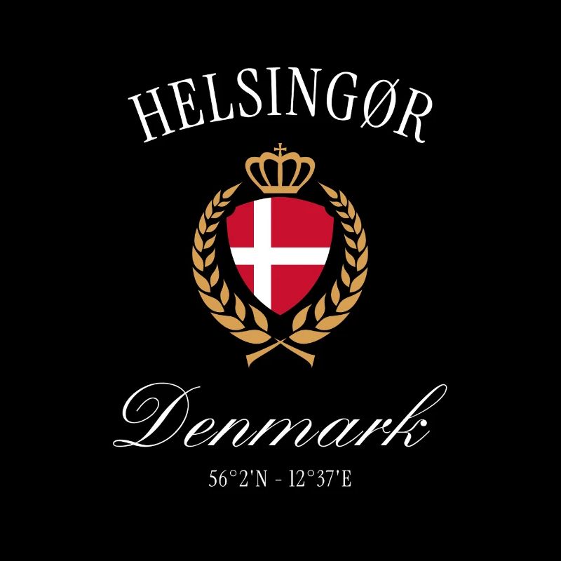 Helsingør Dänemark Wappen Krone – Reise Souvenir